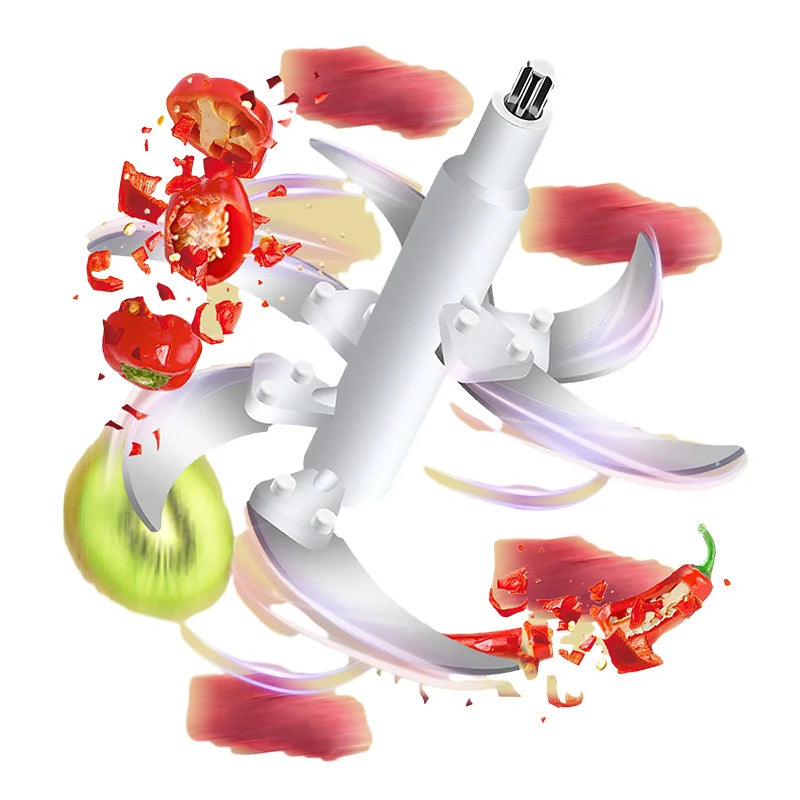 Hachoir à viande électrique en acier inoxydable 304, broyeur d'aliments, trancheuse à légumes multifonctionnelle, hachoir, robot culinaire pour bébé, 5L